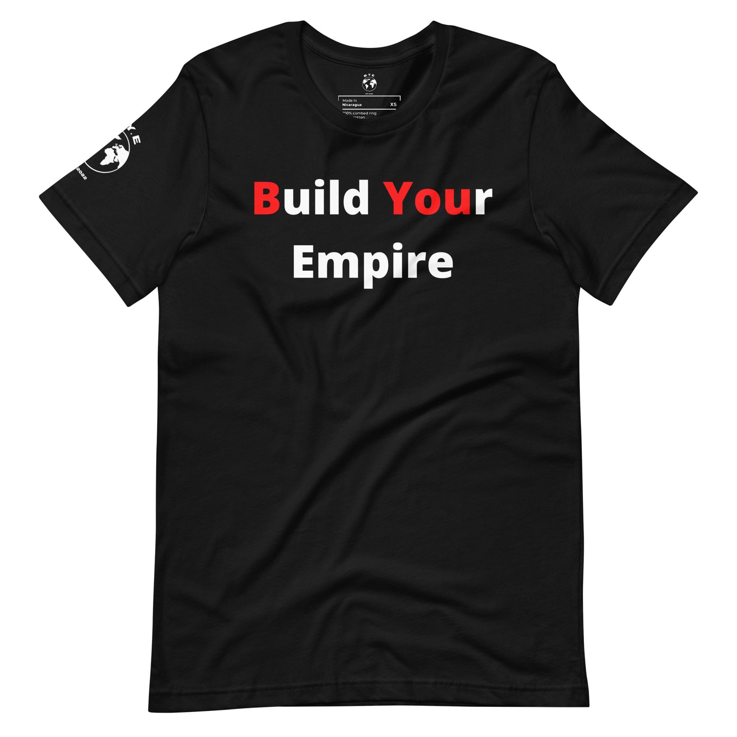 "B YOU" Tee - Black, White, And Red